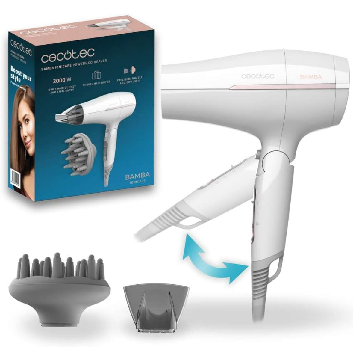 Secador Cecotec Travel Ionicare