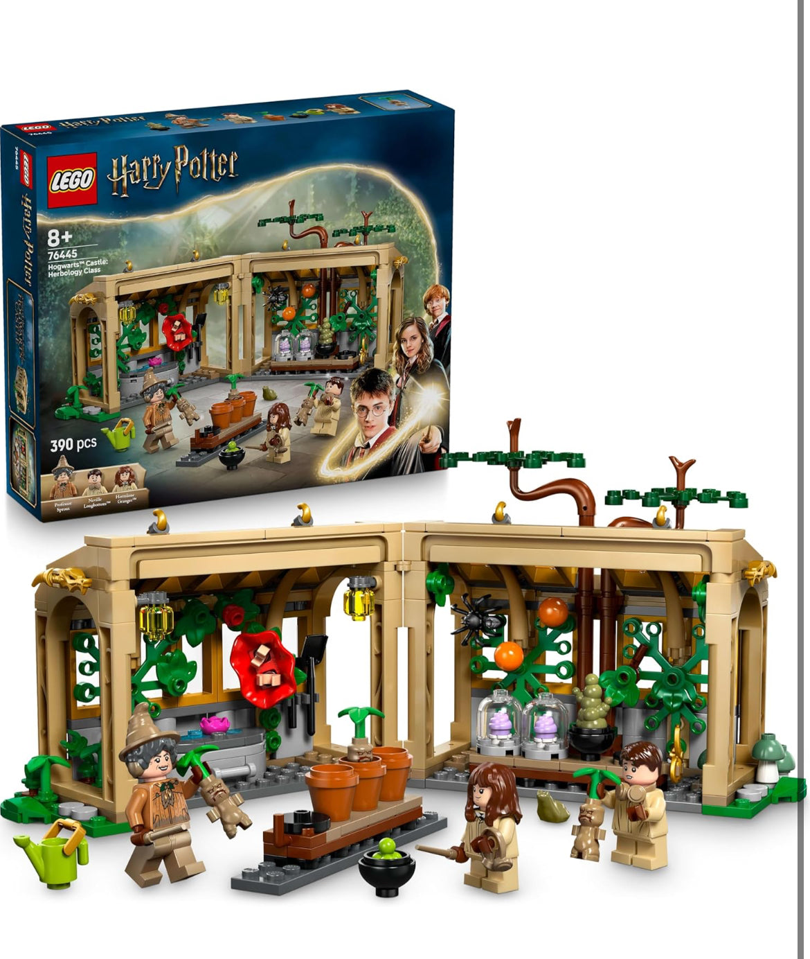 LEGO 76445 Harry Potter Castillo de Hogwarts: Clase de Herbología