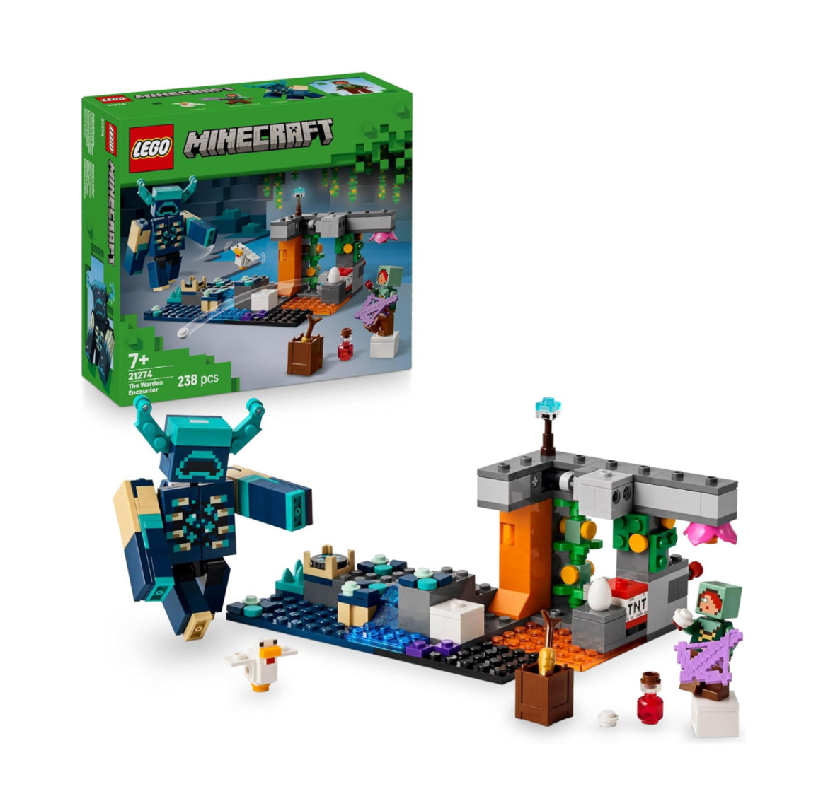 LEGO 21274 Minecraft El Encuentro con el Custodio