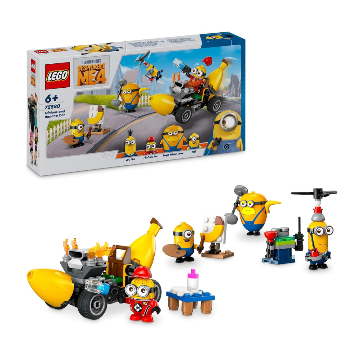 Lego 75580 Minions y Coche Banana