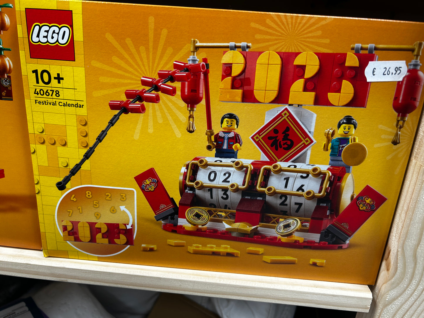 LEGO 40678 - Calendario de festivales, rojo