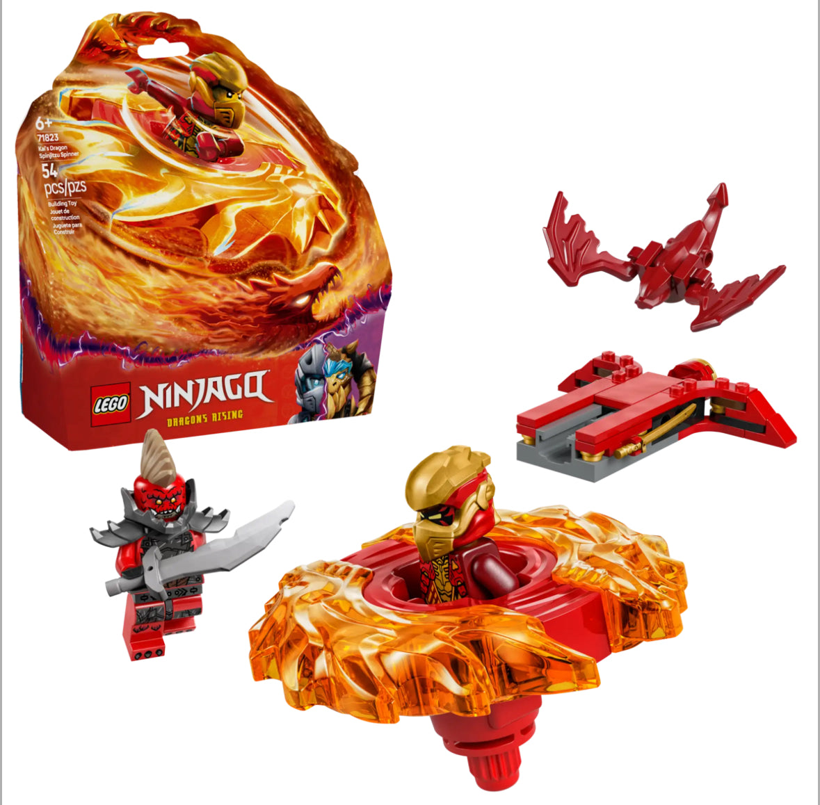 Lego 71823 Spinner de Spinjitzu del Dragón de Kai