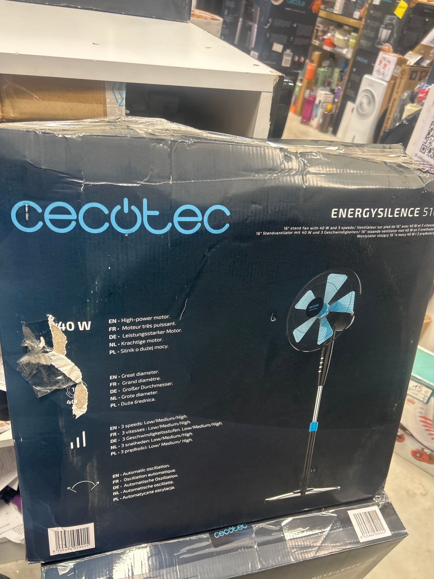 Cecotec Ventilador de Pie EnergySilence 510