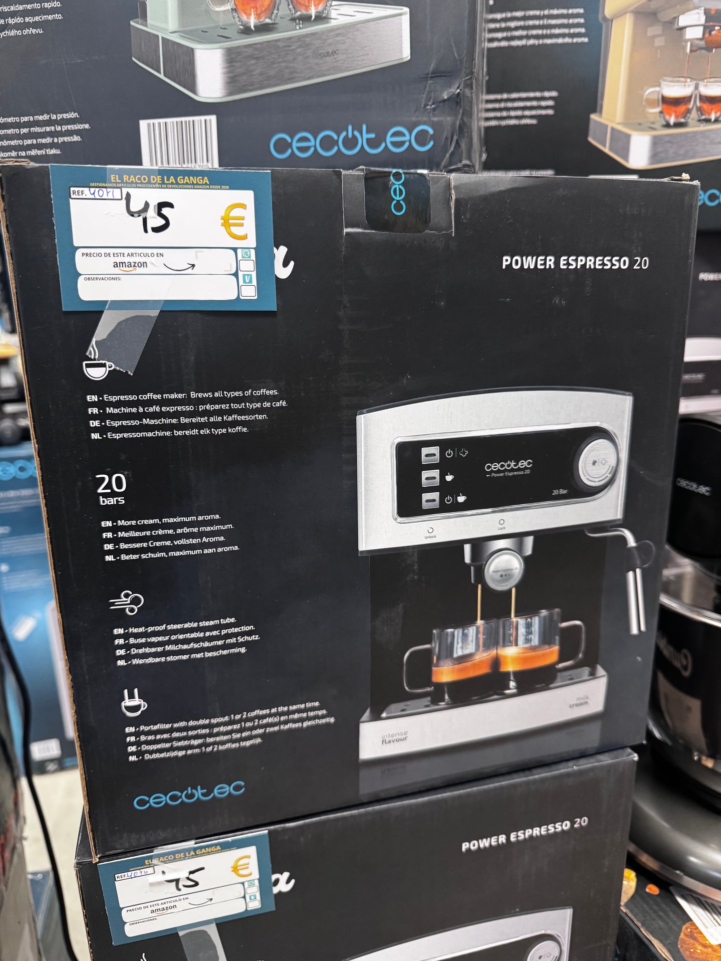 Cafetera Exoress Power Espresso 20