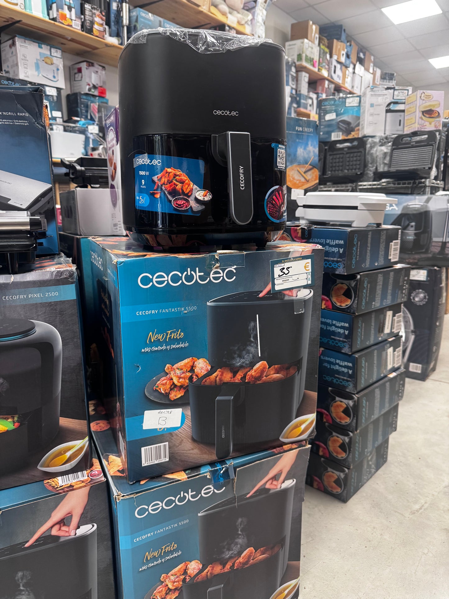 Freidora De aire 5,5L Cecotec