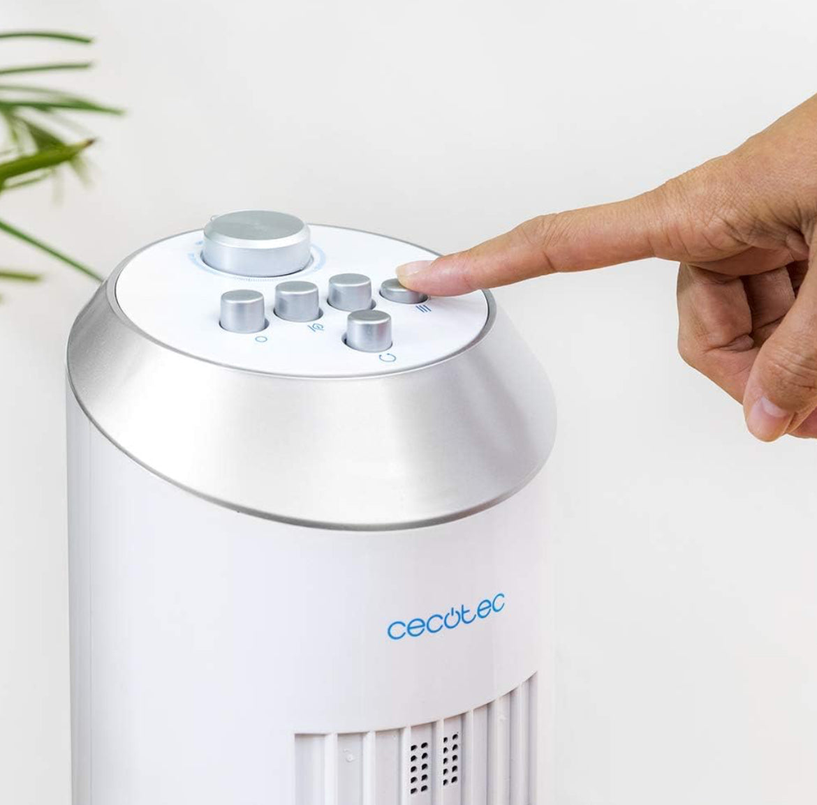 Cecotec Ventilador de Torre con Temporizador EnergySilence 8090 Skyline