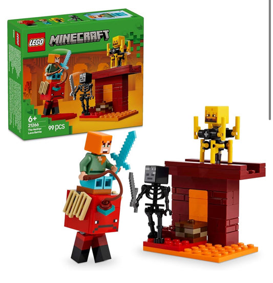 Lego 21266 Minecraft La Batalla de Lava del Inframundo