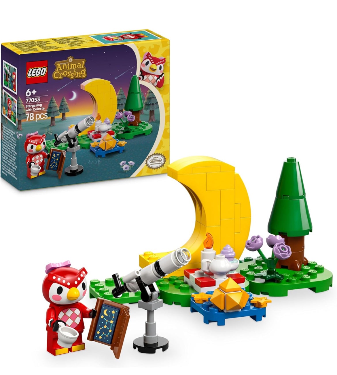 Lego 77053 Animal Crossing Mirando Las Estrellas con Estela