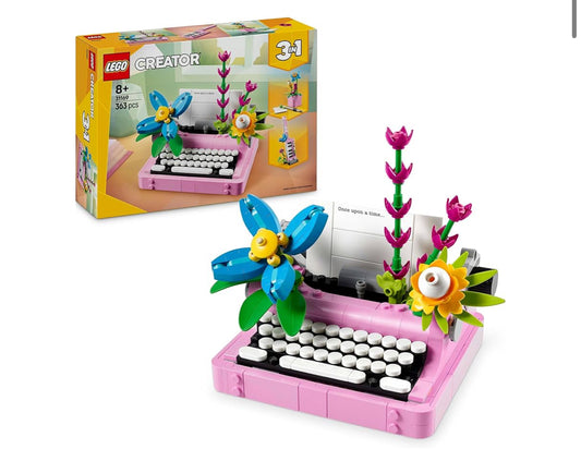 Lego 31169 Creator 3 en 1 Máquina de Escribir con Flores