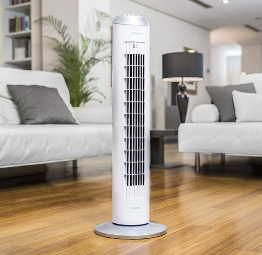 Cecotec Ventilador de Torre con Temporizador EnergySilence 8090 Skyline
