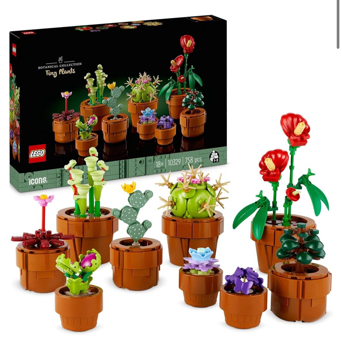 Lego 10329 Botanical Plantas Diminutas