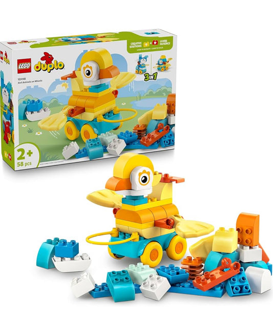 LEGO Duplo 10448 Animales sobre Ruedas 3en1