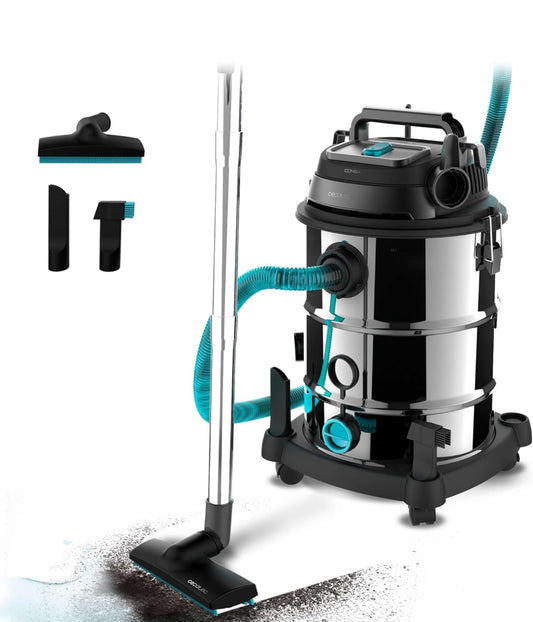 Aspirador de Sólidos y Líquidos de 30 L Conga Rockstar Wet & Dry Steel Pro