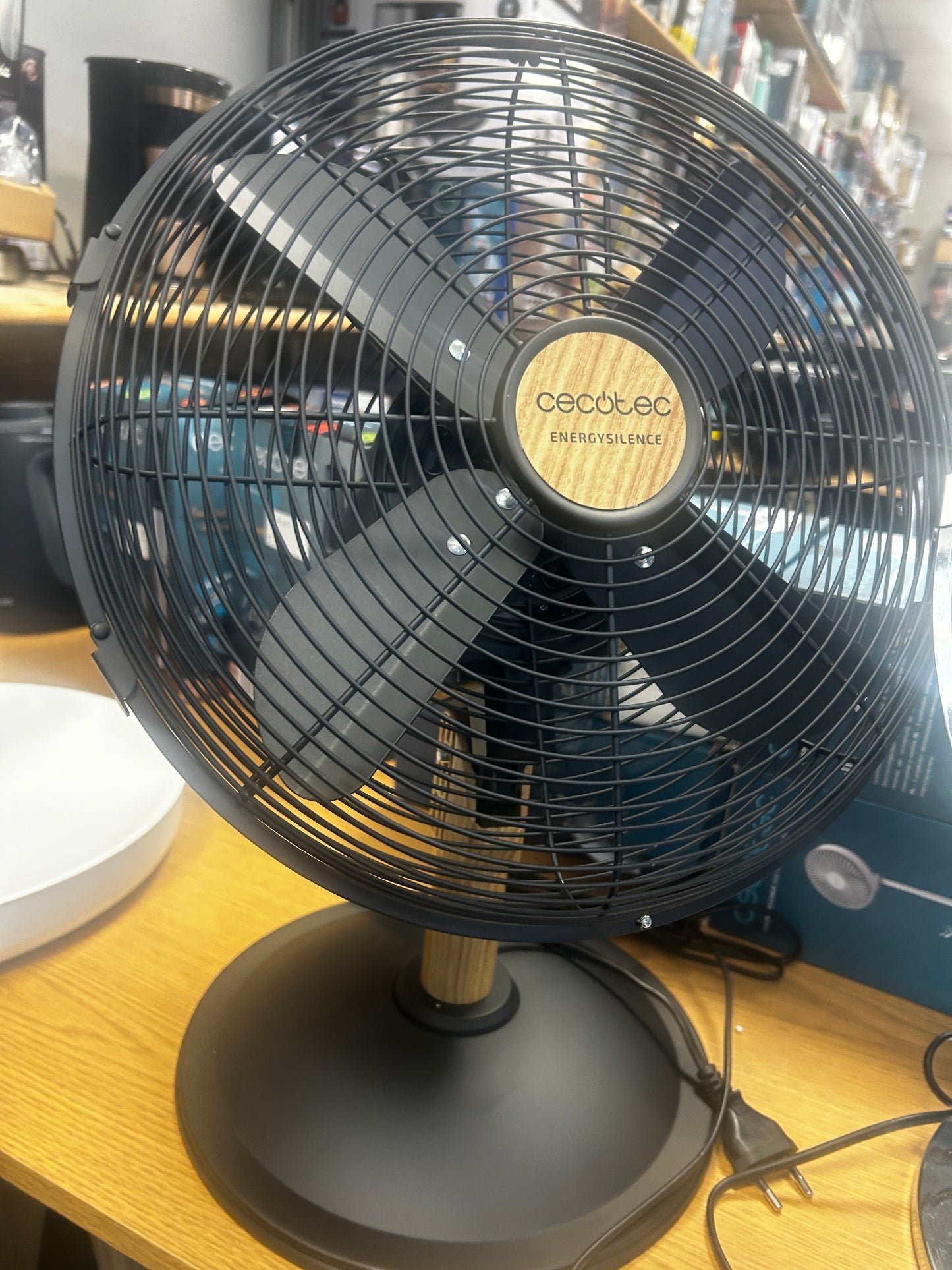 Ventilador de sobremesa 600 wooddesk