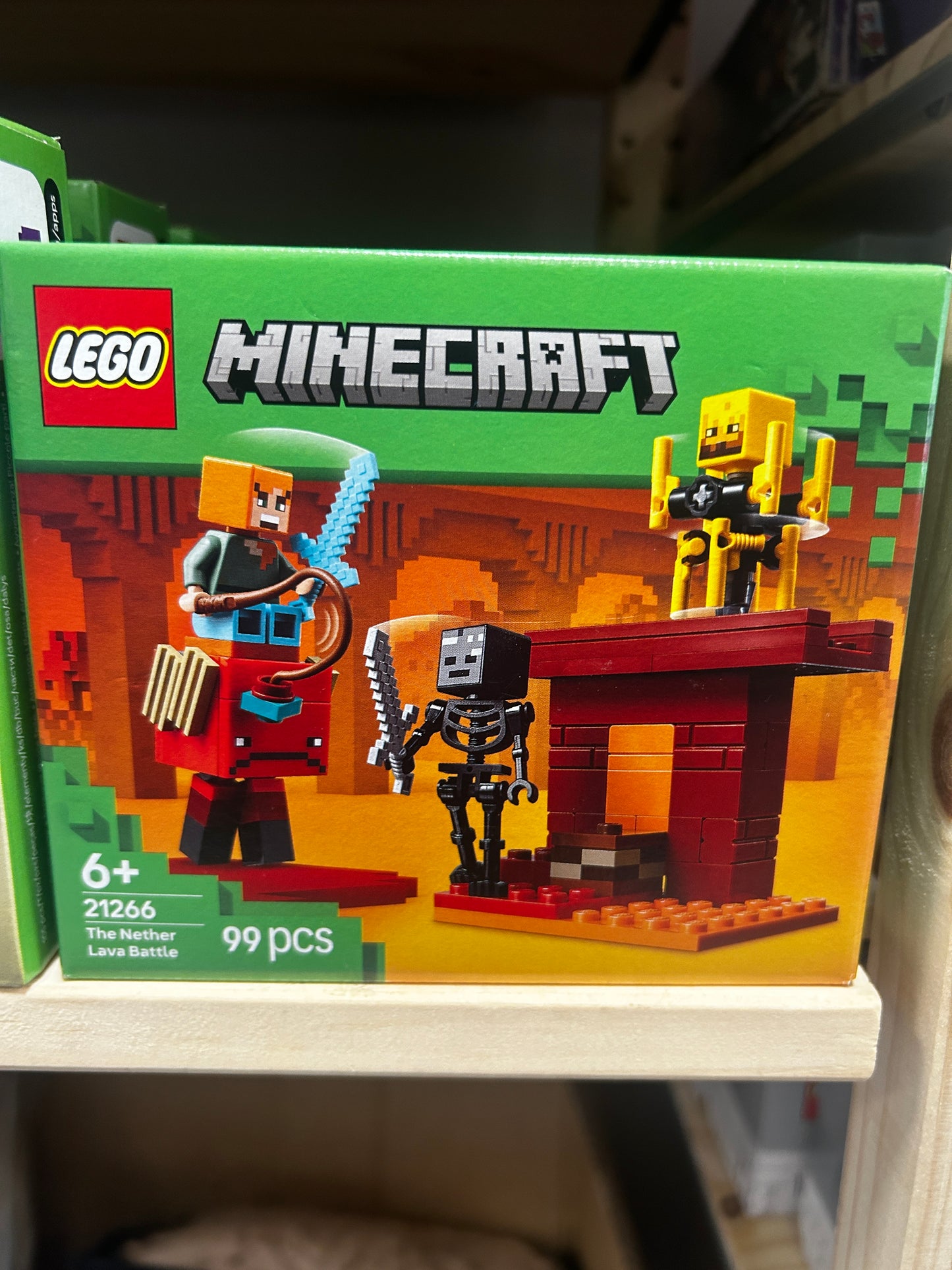 Lego 21266 Minecraft La Batalla de Lava del Inframundo