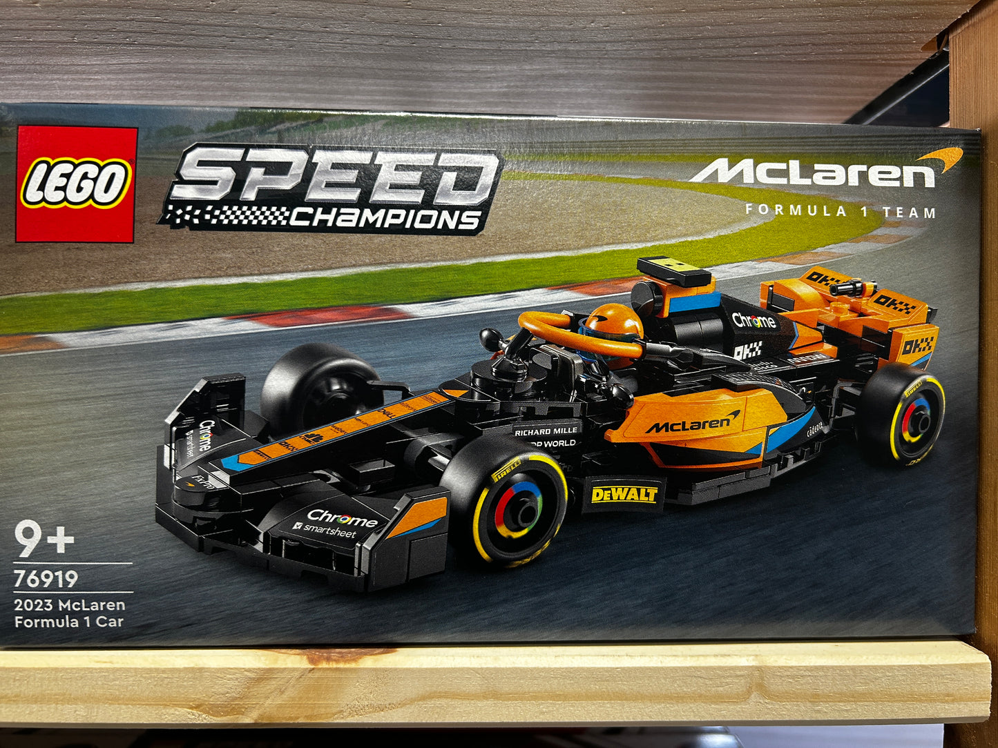 Lego 76919 Speed Champions Coche de Carreras de Fórmula 1 McLaren 2023