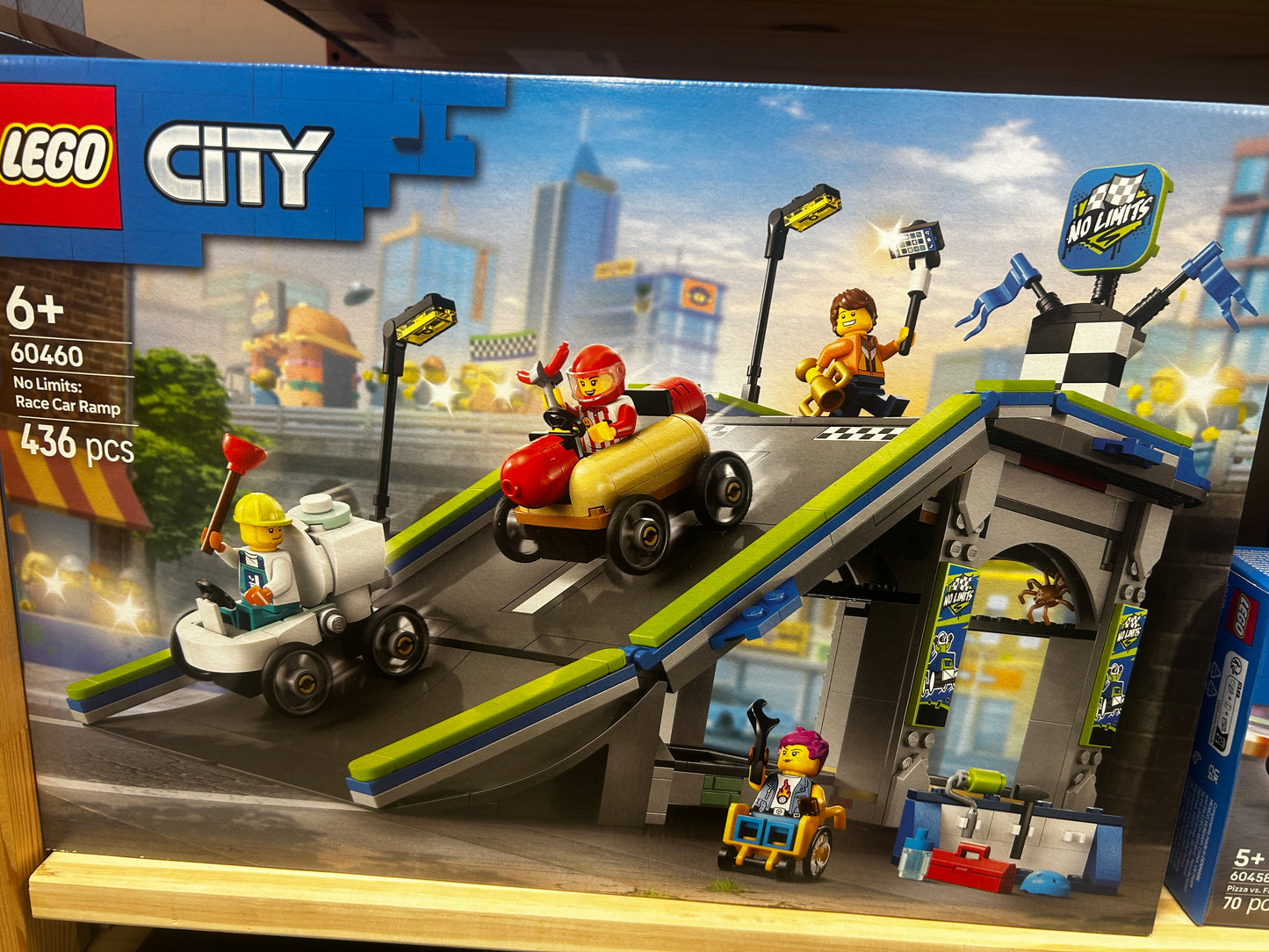 Lego 60460 Rampa de Aceleración para Coches de Carreras