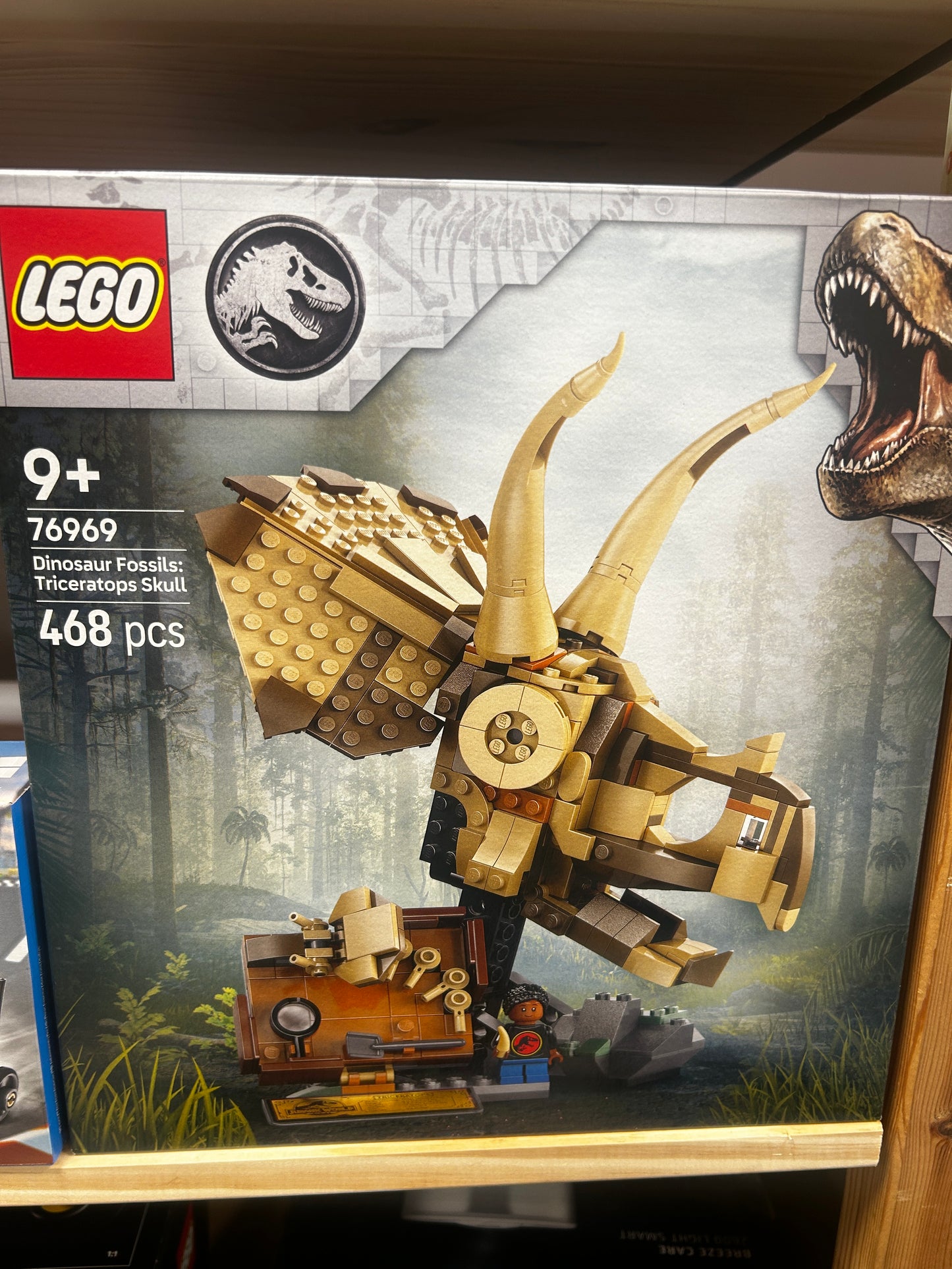 Lego 76969 Fósiles de Dinosaurio: Cráneo de Triceratops