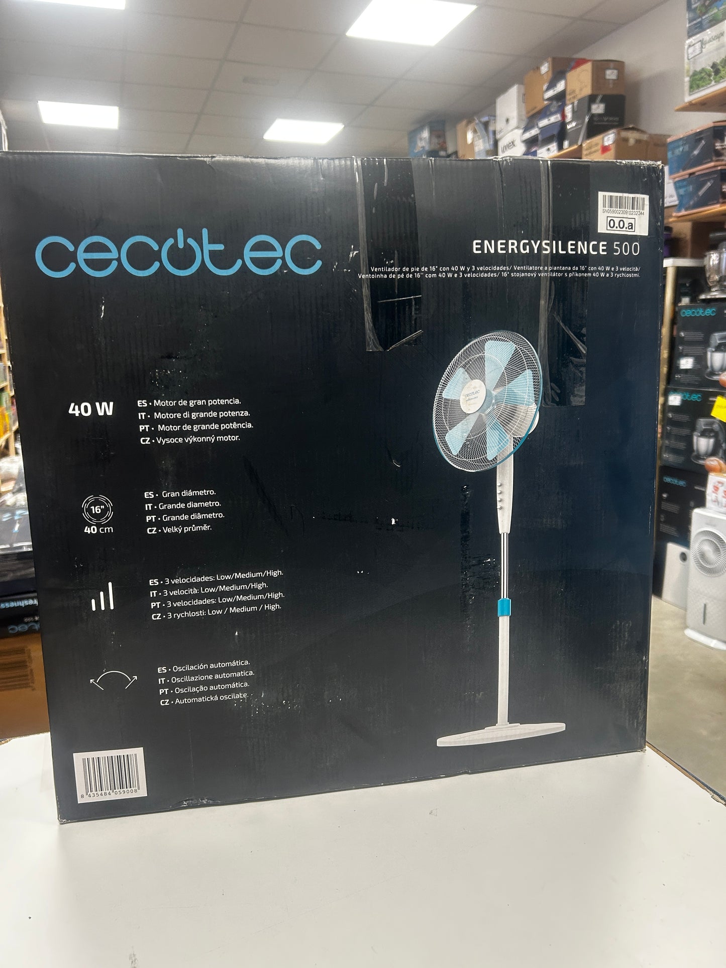 Cecotec Ventilador de Pie EnergySilence 500
